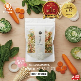 【国産100％使用】 乾燥野菜 ベジ日和 10袋（50g×10） 野菜 乾物 乾燥野菜ミックス 保存食 非常食 防災食品 長期保存 乾物 カット野菜 備蓄 非常用 九州産 スープ みそ汁の具 ポイント消化 グルメ 時短 野菜不足 薩摩の恵 まとめ割