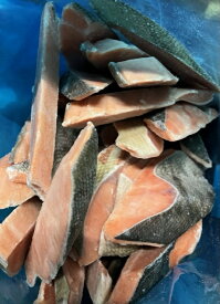 骨なし鮭（サケ）切り身　60g100切入1ケース　【送料無料・業務用・骨なし魚・冷凍便発送】※他の商品との同梱はできません。沖縄・離島は別途送料がかかります。