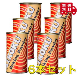 愛国 ベーキングパウダー 100g×6本セット　ケーキ・クッキー・ホットケーキ・ドーナツ　手作り　家庭用