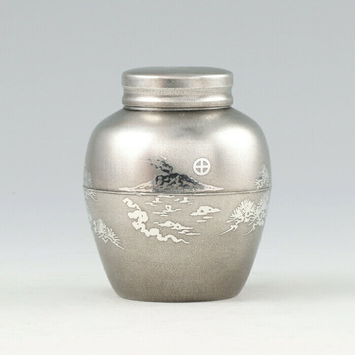 楽天市場】【公式】薩摩錫器工芸館(株) 錫 茶壺 桜島 黒漆加工 120g 