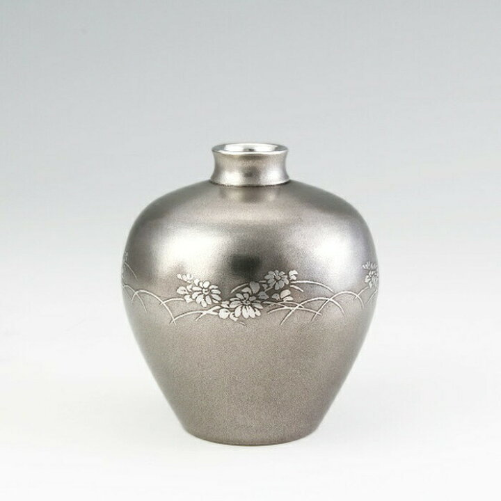 楽天市場】【公式 薩摩錫器工芸館】 錫製の花瓶 記念品 周年記念 節目 