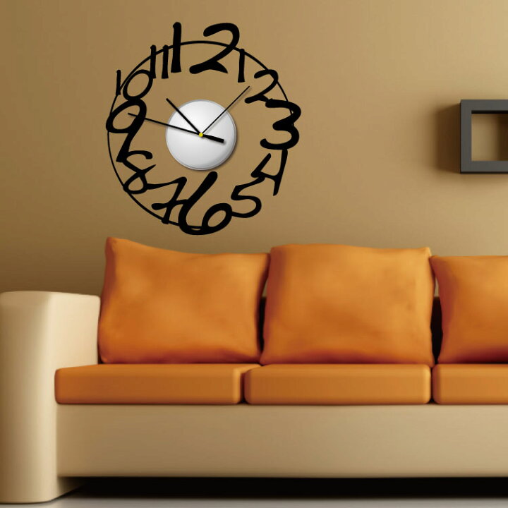 ■時計壁掛け　ゴールド　妖精 ウォールステッカー 韓国　立体時計