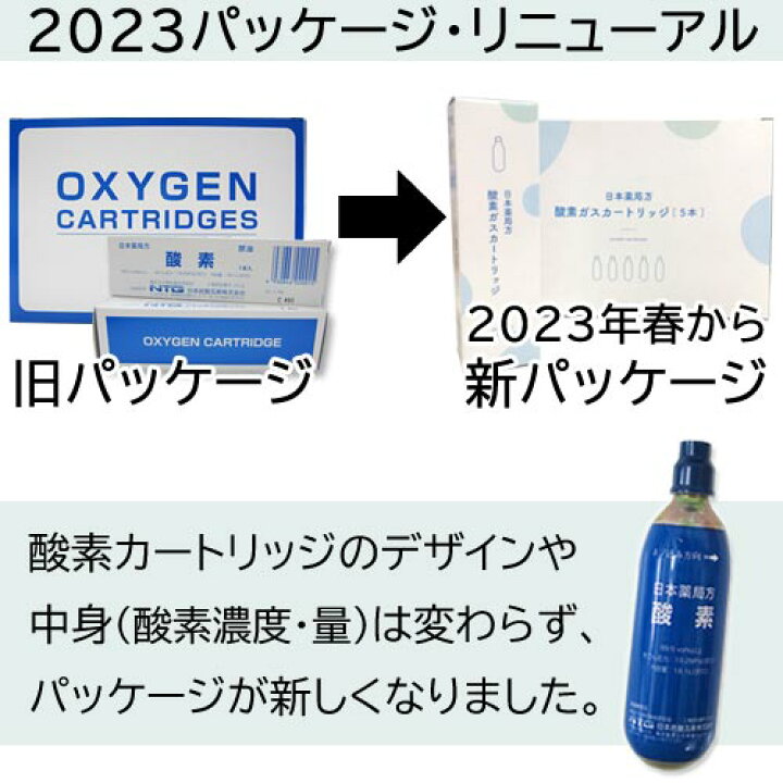 楽天市場】【正規品 / 純正】〔F〕活気ゲン専用 酸素カートリッジ5本 