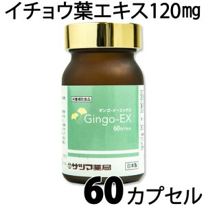Gingo-EX 60カプセル ギンゴ イーエックス《サツマ薬局オリジナル商品》 フラボノイド ギンゴライド ビロバライド ギンコール イチョウ葉 テルペン フィトケミカル ファイトケミカル 受験生