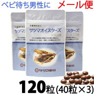 サツマオイスターズ 120粒(40粒×3袋) 【メール便 送料無料】 3点ごとにメール便1通 | 健康食品 サプリメ…