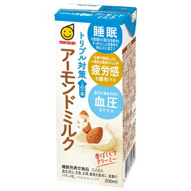 マルサンアイ 機能性表示食品 トリプル対策 この一本 アーモンドミルク 200ml×48本 送料無料(一部地域を除く)
