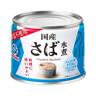 Umios(旧マルハニチロ) さば水煮 食塩不使用 190g×24缶 送料無料(一部地域を除く)