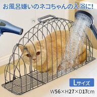 猫 入浴ケージ 猫用ケージ キャットケージ お風呂グッズ 2ドア シャワーバッグ シャンプー 乾燥 病院 檻 …