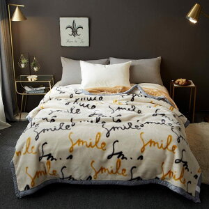 加重プラッシュフリースブランケット 暖かい冬のフェイクファースロー 韓国ミンクブランケット シルクのように柔らかく暖かい 2層 リバーシブル ラッセル ベッドブランケット B 200x230cm 4kg