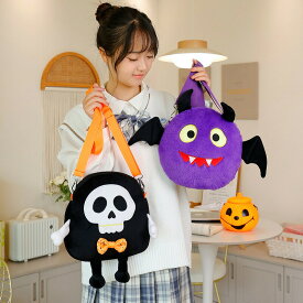 ハロウィントートバッグ ショルダーバッグ 仮装コスチューム用 お菓子入れ レッスンバッグ スケルトンコウモリデザイン パーティー小物 トリックオアトリート 大人コーデアクセサリー プレゼントギフト