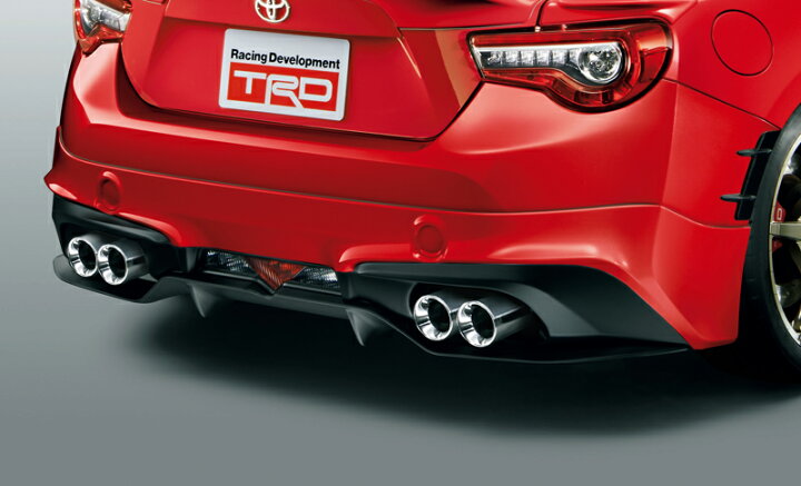 楽天市場】【お取り寄せ商品】TRD リヤバンパースポイラー 86(ZN6 