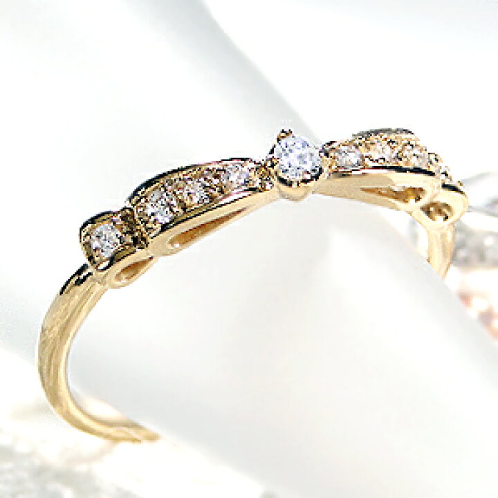K10YG/WG/PG 0.1ct ダイヤモンド リボン リング【送料無料】 アトリエ SAWA ◆K18YG WG PG 0.5ct 幸せ リボン ダイヤモンド リング◆ ファッション ジュエリー アクセサリー レディース 指輪 リング ゴールド ダイヤモンド リング ダイア リボン りぼん 0.5ct k18 4月誕生石 プレゼント 送料無料 品質保証書 代引手数料無料 xmas クリスマス ダイヤ リング