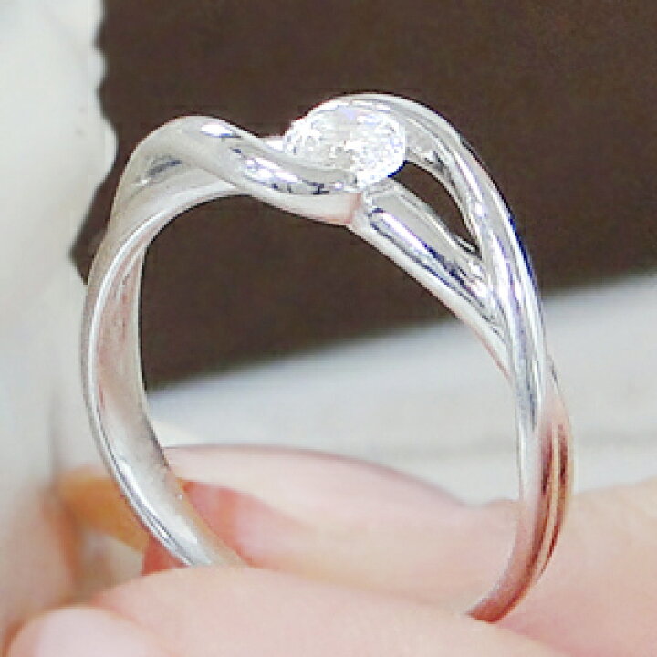 楽天市場】pt900 一粒ダイヤモンド リング【0.20ct】指輪 一粒 