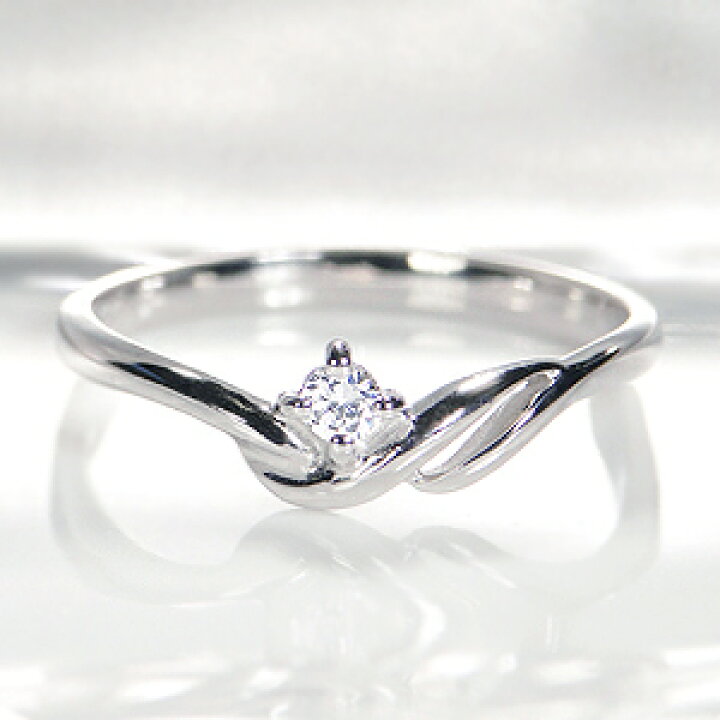 楽天市場】Pt900(ハード)【0.05ct】ダイヤモンドリングジュエリー 