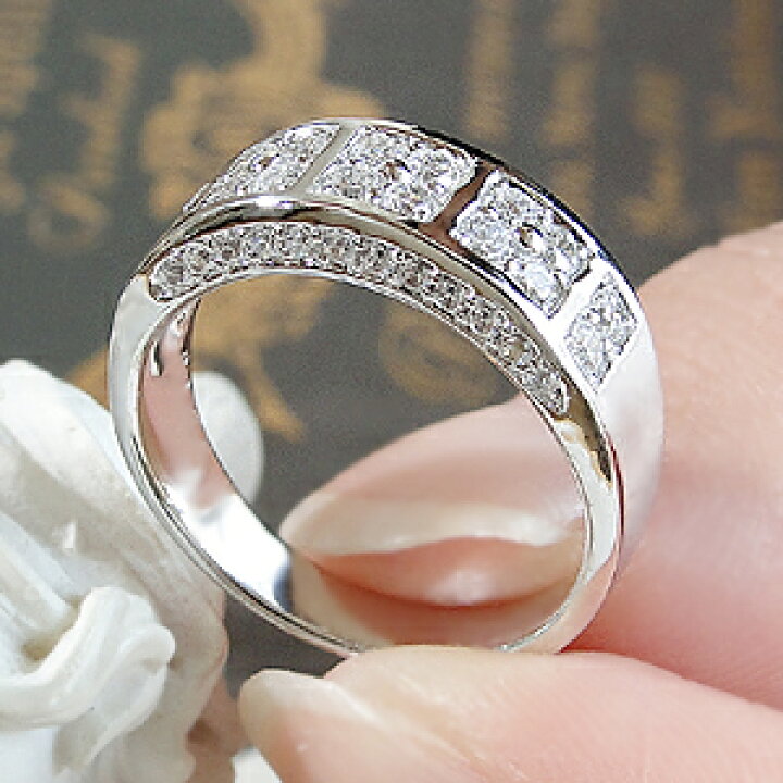 PT900 プラチナ リング 指輪 8号 ダイヤ 0.20 VVS2 0.29 鑑定書 総重量  