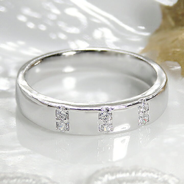 楽天市場】pt900【0.07ct】ダイヤモンド リング【送料無料】【刻印無料  