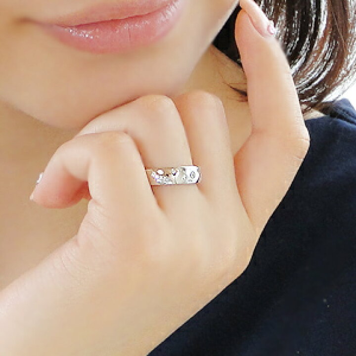 楽天市場】pt900【0.20ct】ダイヤモンド ドット リング 【送料無料 