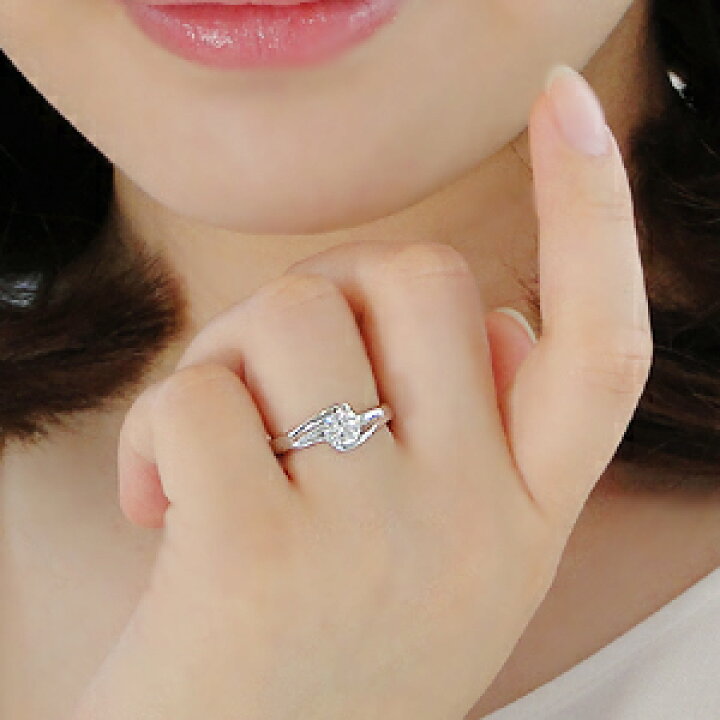 楽天市場】pt900 一粒ダイヤ リング【G-SIクラス】【0.5ct  
