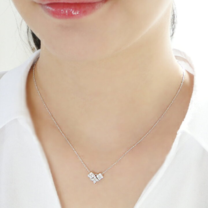 楽天市場】K18WG/YG/PG【0.38ct】ダイヤモンド 2WAY ネックレス送料 