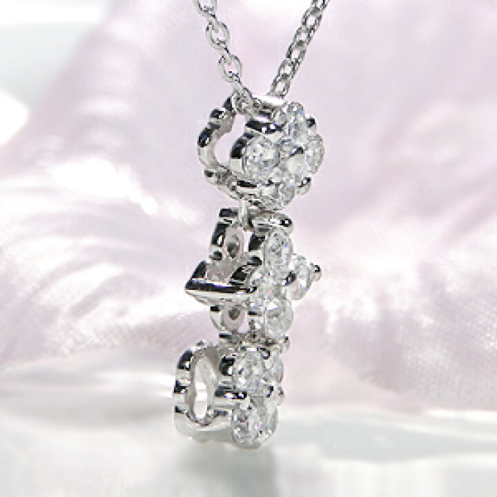 楽天市場】K18WG/YG/PG【0.38ct】ダイヤモンド 2WAY ネックレス送料  