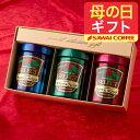 澤井珈琲 母の日ギフト2026 送料無料 コーヒーギフト 母の日 コーヒー 珈琲 プレゼント "挽きたての香り楽しむ珈琲ギフト" 澤井珈琲 100g×3缶 専門店のプレミアムギフト 香り高い 爽快な後味 バランス良いコク ラッピング ギフト まだ間に合う 【RD】 【TS】