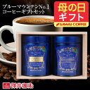 母の日 コーヒー 送料無料 コーヒーギフト コーヒー 珈琲 プレゼント "ジャマイカ政府日本優秀賞受賞のブルーマウンテン" 澤井珈琲 2缶 ブルーマウンテンNo.1 キャニスター入り 木箱入りギフト マイルド ギフト まだ間に合う 【RD】 【TS】