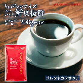 焙煎したて コーヒー豆 コーヒー粉 1000円ポッキリ 送料無料 メール便 澤井珈琲 少量お試し 【飲みきりサイズ レギュラーコーヒー 星降るブレンド カシオペア】 約20杯 1000円プレゼント 【RD】 【TS】