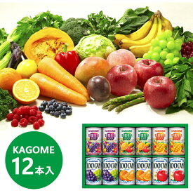 カゴメ すこやかファミリーギフト 12本 KSR-15G 野菜ジュース 果物ジュース 【のし包装可】_