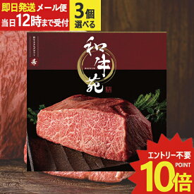 即日発送 メール便利用可能 カタログギフト 和牛苑 希 (まれ) 3品選べる AEO-B 牛肉 肉 高級 和牛 (あす楽) 送料無料(北海道・沖縄を除く)【のし包装可】_