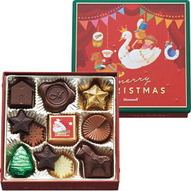 モロゾフ クリスマスプレーンチョコレート MO-1757 送料無料(北海道・沖縄を除く)【_ s25xg _