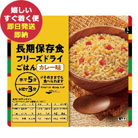 永谷園 長期保存用 フリーズドライ ご飯 カレー味 (あす楽) (賞味期限:2031年2月)【 長期保存 非常食 備蓄 】【無料ビニール袋添付可能】【のし/包装紙/メッセージカード対応不可】_