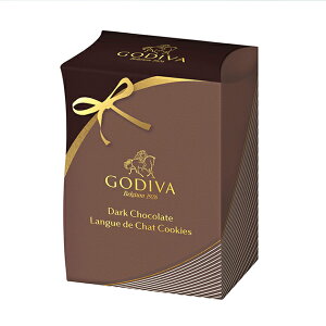 手提げ袋付 GODIVA ゴディバ ダークチョコレート ラングドシャクッキー 4枚入 208053【_
