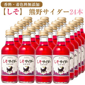 熊野サイダー 赤しそサイダー 24本セット 熊野鼓動 ギフト