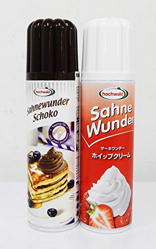 ザーネワンダー 63％以上節約 ホイップクリーム 250mL スプレー 送料無料 激安 チョコレートホイップクリーム セット