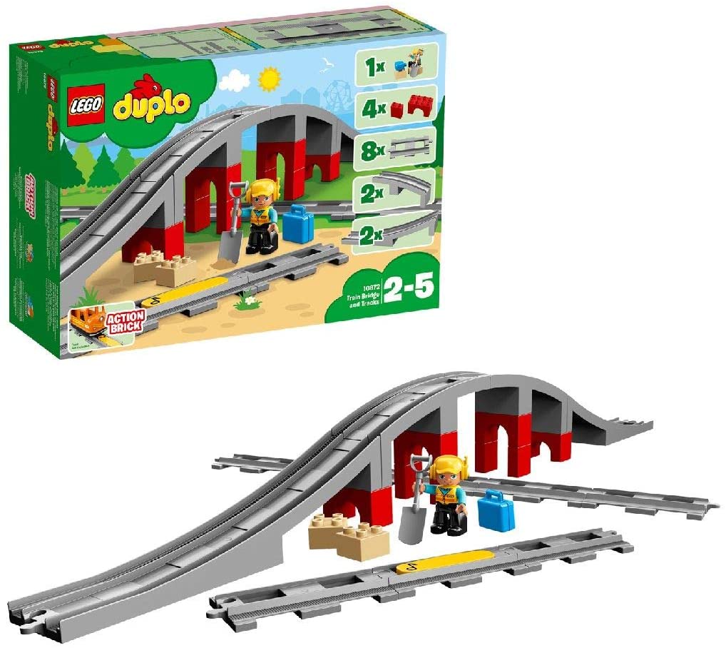 レゴ オープニング 最大15%OFFクーポン LEGO デュプロ あそびが広がる 10872 鉄道橋とレールセット