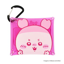 ちいかわ クリアポーチ 小物入れ カラビナ付き airpods proケース キー 鍵 スマートキー 定期入れ パス カード 小銭 ガチャ活 クリアマルチケース SSサイズ レディース メンズ 女子 男子 男女兼用 大人 高校生 通勤 通学 旅行 可愛い かわいい キャラクター グッズ 人気