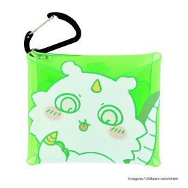 ちいかわ クリアポーチ 小物入れ カラビナ付き airpods proケース キー 鍵 スマートキー 定期入れ パス カード 小銭 ガチャ活 クリアマルチケース SSサイズ レディース メンズ 女子 男子 男女兼用 大人 高校生 通勤 通学 旅行 可愛い かわいい キャラクター グッズ 人気