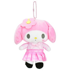 サンリオ ぬいぐるみポーチ ポーチ ボールチェーン付き キーホルダー ミニ 小さめ 日焼けキティ ハローキティ マイメロディ クロミ ギャル レディース 女子 女の子 学生 子供 キッズ 可愛い かわいい 人気 キャラクター グッズ