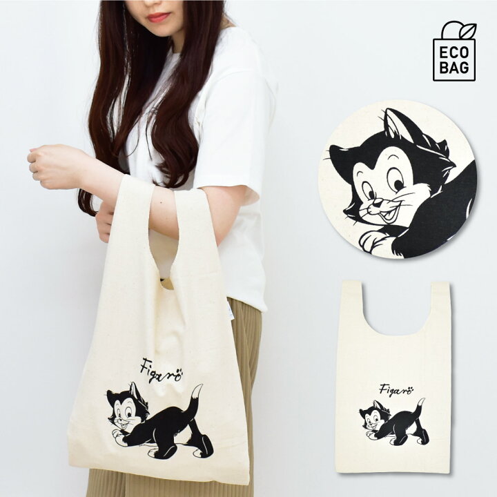 楽天市場】ピノキオ 子猫 フィガロ ディズニー エコバッグ マイバッグ  