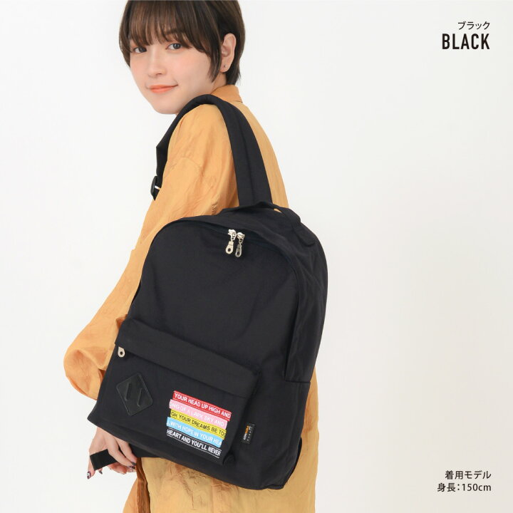 楽天市場 送料無料 ランナー リュック リュックサック デイパック 撥水 ナイロン 小さめ ファスナー ロゴ 13l 黒 コーデュラ 女子 男子 男女兼用 高校生 中学生 レディース 女性 メンズ 男性 大人 大学生 かわいい 可愛い おしゃれ 人気 ブランド ｓａｙａ