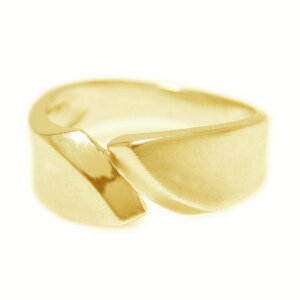 リング K10ホワイトゴールド イエローゴールド ピンクゴールド 指輪 地金 地金リング 人差し指 中指 幅広 太め 大ぶり ボリューム ピンキー 重ね付け 薬指 10K 10金 ゴールド 金色 ホーニング