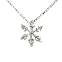 楽天市場】雪の結晶 ネックレス プラチナの通販