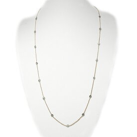 ダイヤネックレス PT900プラチナ K18ピンクゴールド ステーションネックレス ダイヤステーション ダイヤネックレス 一粒石 コンビ 2カラー 2カラット ロング ロングステーション 大粒ダイヤ スライドチェーン 長さ調節 天然石 誕生石 18K 18金 ゴールド プレゼント ギフト