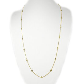 ダイヤネックレス K18イエローゴールド ステーションネックレス ダイヤステーション ダイヤネックレス 一粒石 2カラット ロング ロングステーション 大粒ダイヤ スライドチェーン 長さ調節 天然石 誕生石 18K 18金 ゴールド プレゼント ギフト 贈り物 お勧め 誕生日 記念日
