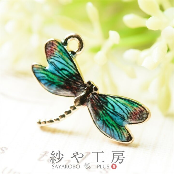 楽天市場 チャーム トンボ グリーングラデーション カン付 ゴールド 22mm 1個 1ヶ 蜻蛉 とんぼ イラスト 虫 昆虫 亜鉛 アクセサリーチャーム 約2 2cm アクセサリー パーツ パーツ 問屋 メタルパーツ 金属チャーム 金属パーツ 材料 ハンドメイド資材 さや工房 手作り