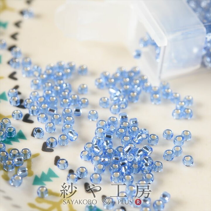 楽天市場】ビーズ 丸小ビーズ col.43 メタリック青紫 2mm ブルー 10g 