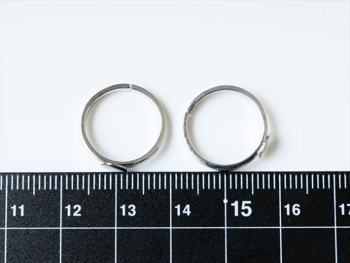 楽天市場】リングパーツ ピンキーリング 平皿付 平打ち アクセサリー 