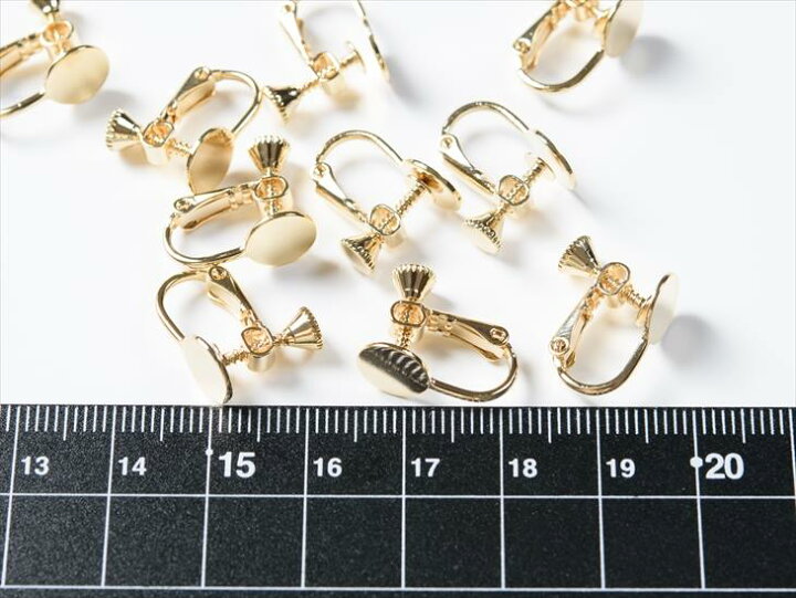 楽天市場 イヤリングパーツ ネジバネ ニッケルフリー 平皿付 カン無し ゴールド 8mm 10個 5ペア アクセサリー パーツ イヤリング パーツ ネジ式 バネ式 アレルギー対応 約0 8cm イヤリング土台 金属パーツ ハンドメイド資材 問屋 卸 手作り アクセサリーパーツの店 紗