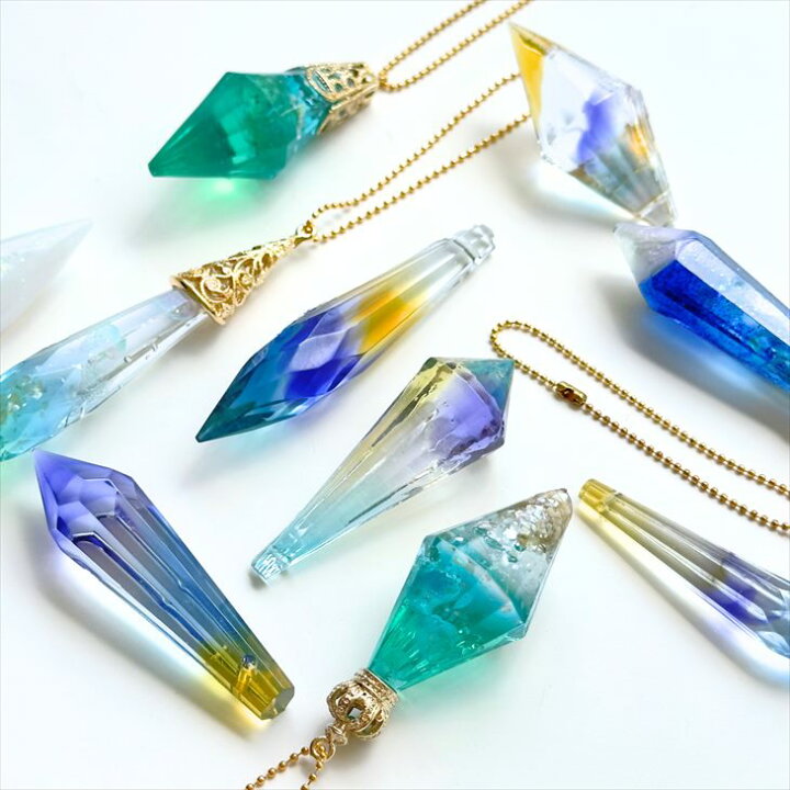 楽天市場】シリコンモールド ストーン 鉱石 水晶 穴あき アクセサリー 
