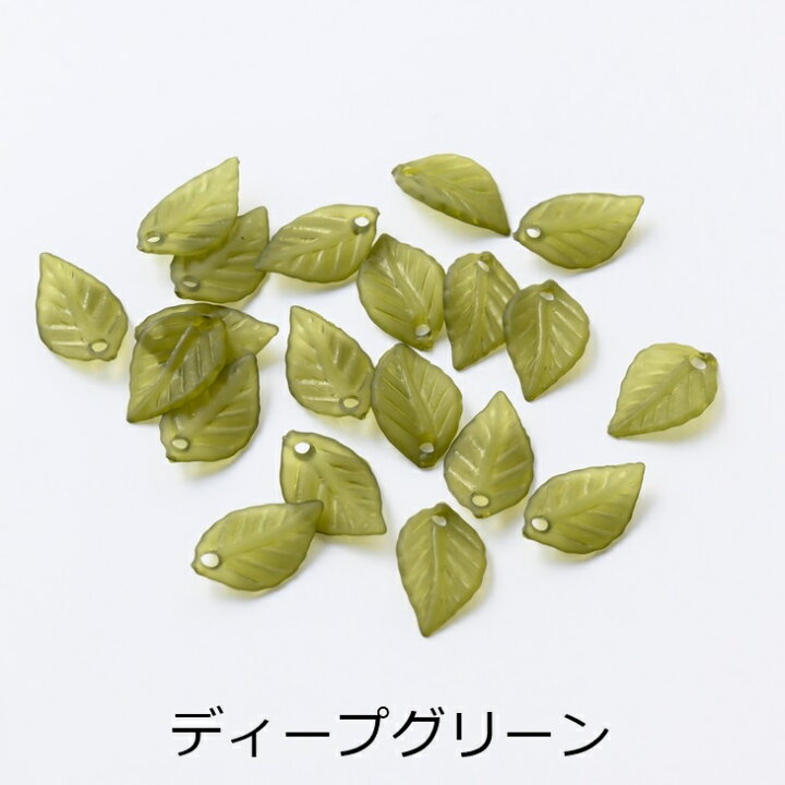 楽天市場】チャーム リーフ アクセサリー パーツ 20個 植物 葉っぱ 